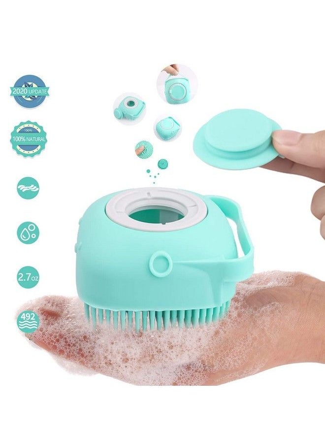 EASYMART Silicon Massage Bath Brush Hair Scalp & Bathing Brush For Cleaning Body ; Silicon Wash Scrubber ; Skin Care Brushes For Shower Bathroom Men Women  - Image 1