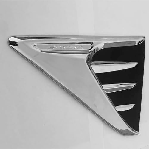 Automaze 2pc Car Air Flow Intake Decorative Side Vent Hood Cover Fender Garnish Compatible For Toyota Innova Crysta - Image 2