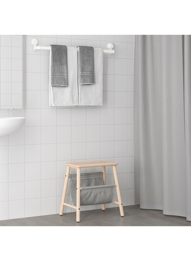 Towel rack with suction cup, white  - Image 5