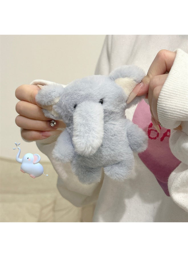 Generic - Autumn And Winter Plush For AirPods Pro2 Protective Case 1/2 Generation Flannel For AppleWireless Earphone Case 3 Generation Elephant-Color:Plush Elephant Headphone Cover-Model:AirPods Pro/Pro2 - Image 1