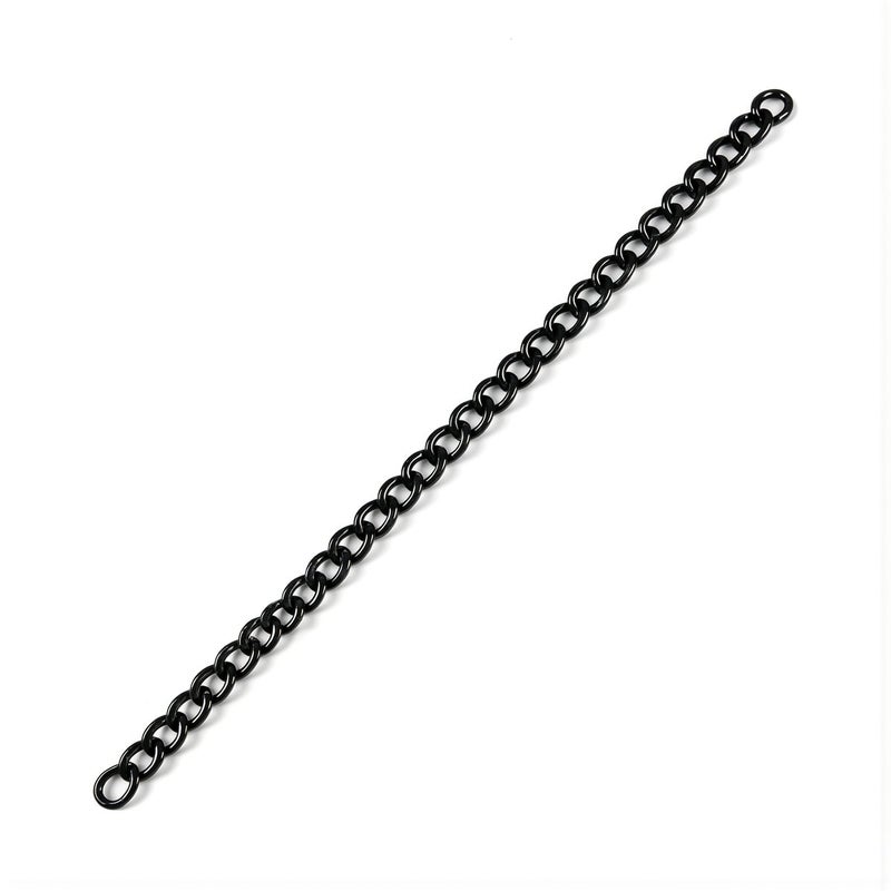 Portable Mini Extender Chain Antique Silver 5cm Jewelry Repair 50Pcs Pack - Image 1