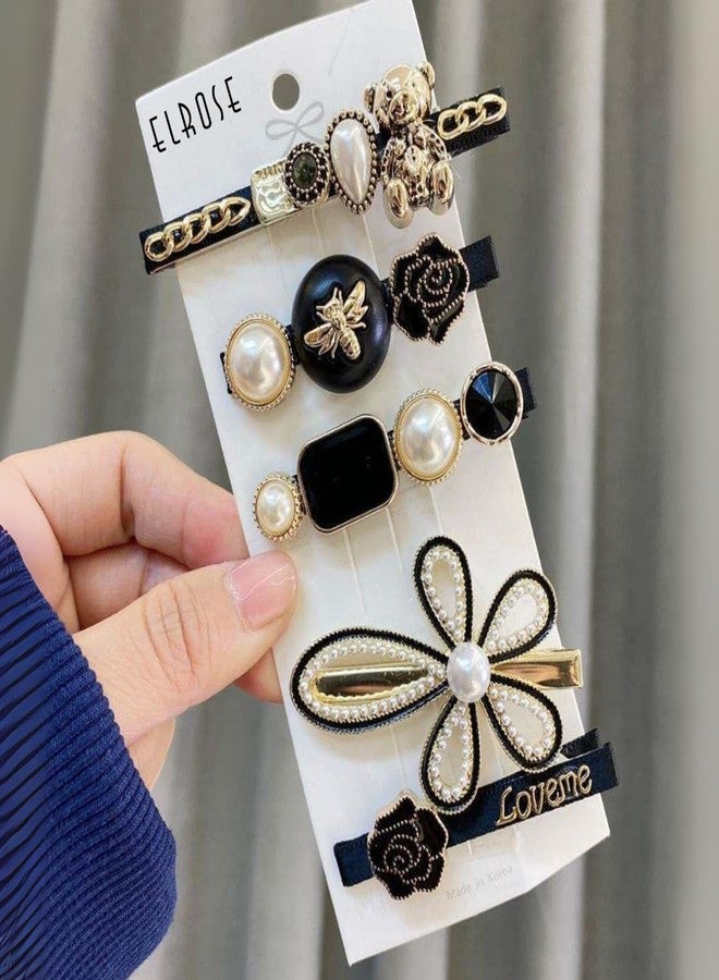 Elrose Hair Clips for Women Stylish Hair Accessories For Girls Metal Hair Clips Combo Set (COMBO-1:PACK OF 10) - Image 4