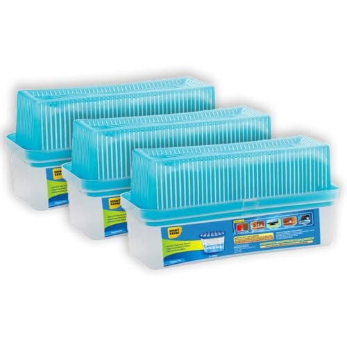 Smart Saver 1000 gram (3 pack) Moisture Absorber, 500 gramPack with 1 500 gram refil, Fragrance Free, Traps Moisture for Fresher, Cleaner Air, No Electricity Required, - Image 1
