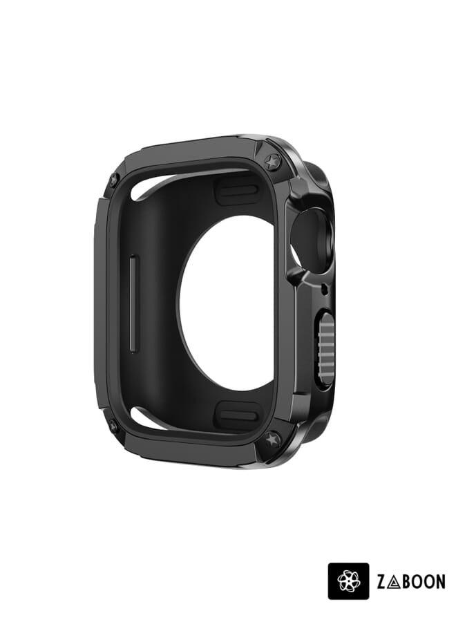 Zaboon حافظة ساعة آبل ووتش سيريس 8 / 7 45 مم 2 في 1 من مادة هجين TPU PC - Image 2