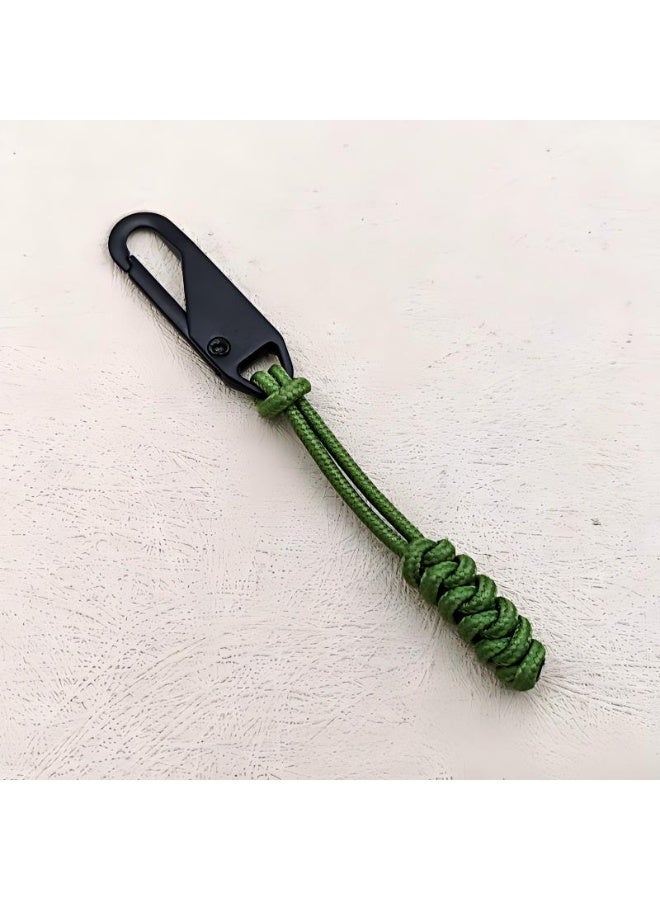 Detachable Zipper Pulls 5Pcs Set, Polyester Knotted Zipper Tabs, Replacement Zipper Heads for Bags & Outdoor Gear - Image 5