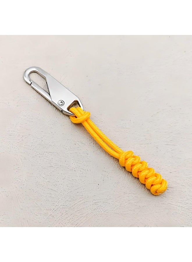 Detachable Zipper Pulls 5Pcs Set, Polyester Knotted Zipper Tabs, Replacement Zipper Heads for Bags & Outdoor Gear - Image 2
