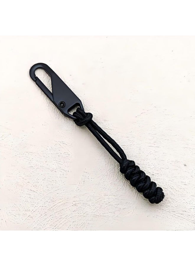 Detachable Zipper Pulls 5Pcs Set, Polyester Knotted Zipper Tabs, Replacement Zipper Heads for Bags & Outdoor Gear - Image 4