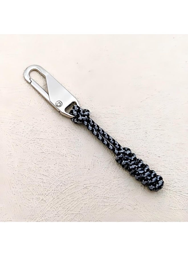 Detachable Zipper Pulls 5Pcs Set, Polyester Knotted Zipper Tabs, Replacement Zipper Heads for Bags & Outdoor Gear - Image 3