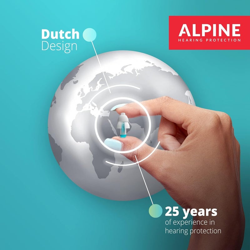 Alpine سدادات أذن ألباين للأطفال لقنوات الأذن الصغيرة سدادات أذن مانعة للضوضاء للأطفال من عمر 5 إلى 12 حماية سمعية متعددة الوظائف للطيران والسباحة سدادات أذن قابلة لإعادة الاستخدام وفلتر مضاد للحساسية - Image 4