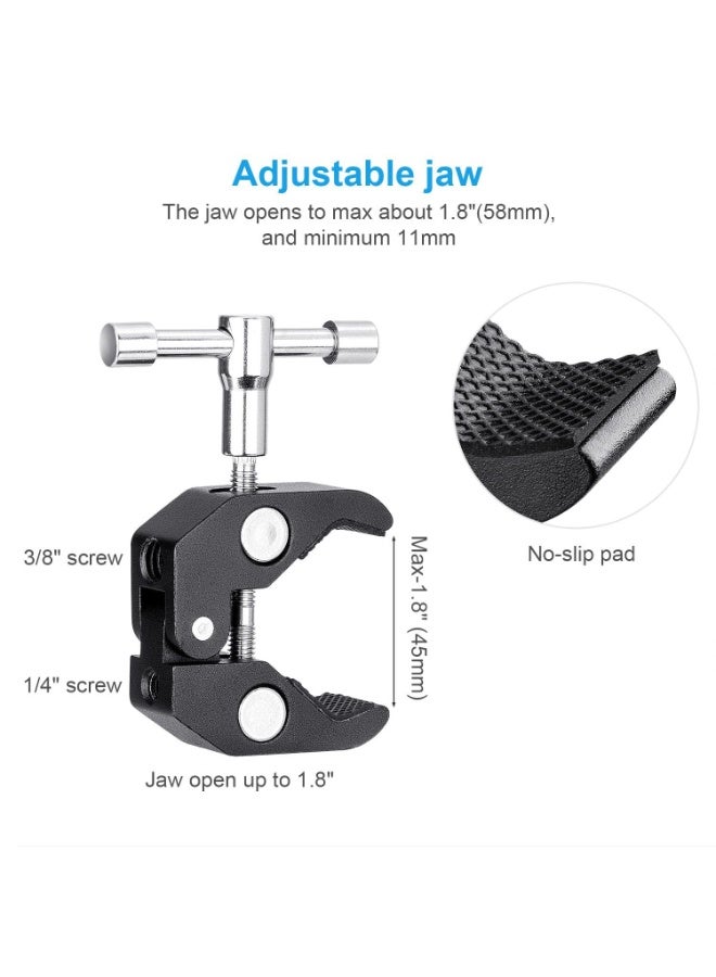 11-inch Articulated Magic Arm with Super Clamp for DSLR Camera, LCD Monitor, LED Light - Image 5