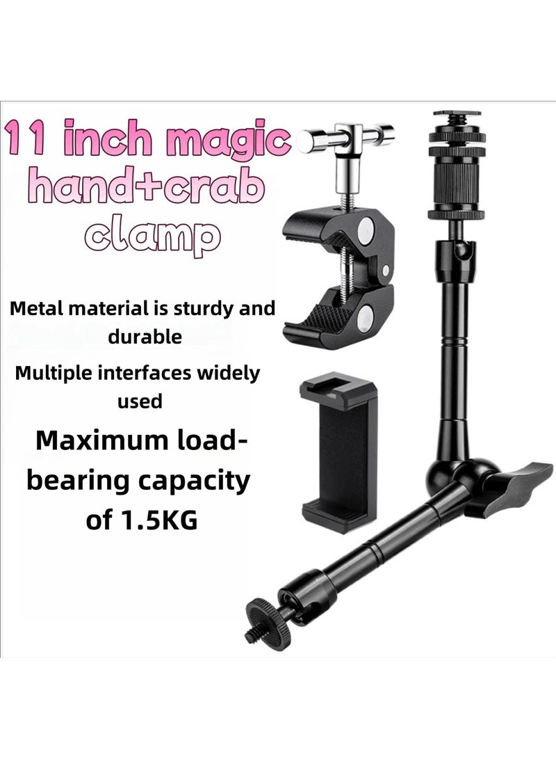 11-inch Articulated Magic Arm with Super Clamp for DSLR Camera, LCD Monitor, LED Light - Image 3
