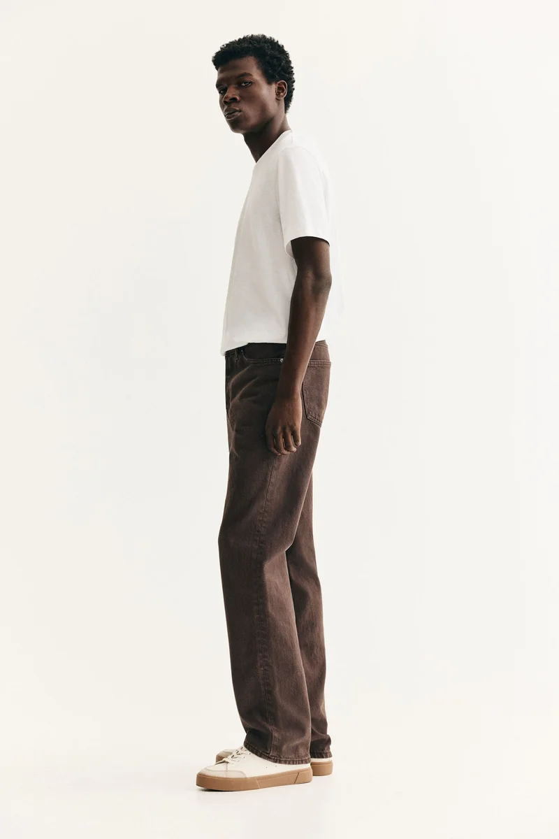 H&M  Straight Relaxed Jeans for Men | Best Price UAE