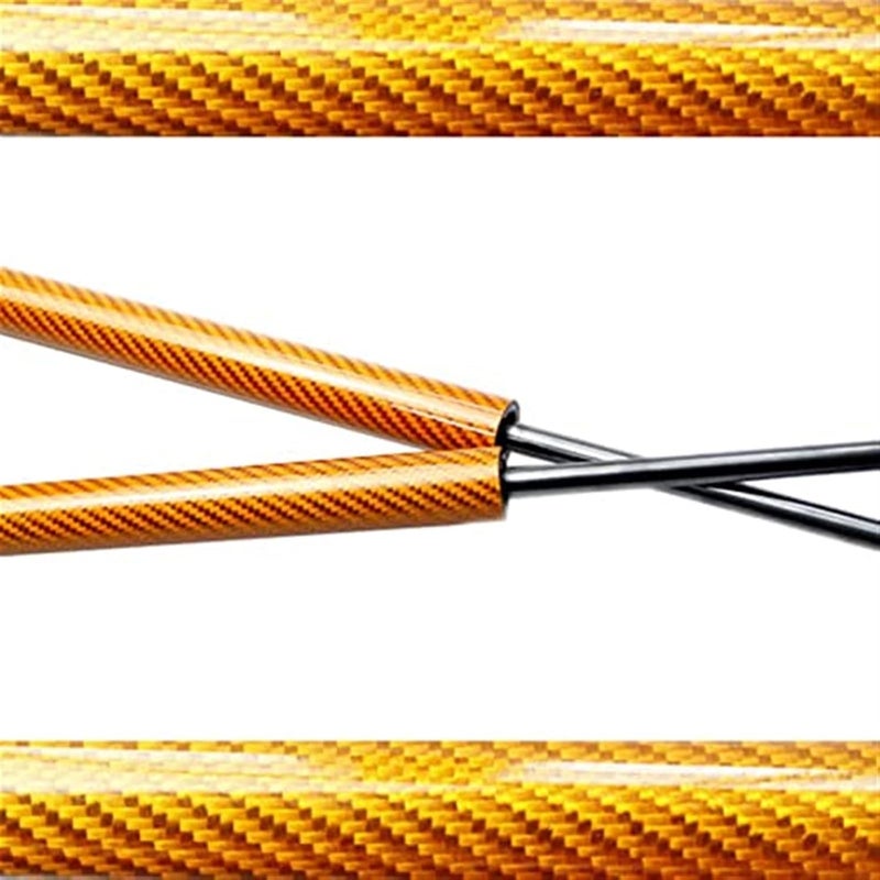 DEMULAX Orange Carbon Fiber Hood Lift Kit for ID.3 - Image 1