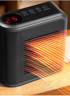 Executive LLC Wall Outlet Space Heater, Small Plug in Electric Heater, Quiet Energy Efficient Heating, Adjustable Thermostat, Tip Overheat Protection for Office Room Desk Indoor Use  - Image 1