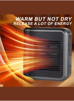 Executive LLC Wall Outlet Space Heater, Small Plug in Electric Heater, Quiet Energy Efficient Heating, Adjustable Thermostat, Tip Overheat Protection for Office Room Desk Indoor Use  - Image 4