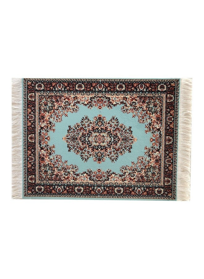 Inusitus Set Of 4 Dollhouse Rugs Miniature Doll House Accessory 10X7 Carpets Rectangle Kids Toy Furniture Carpeting Decor - Image 2
