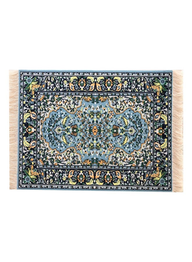Inusitus Set Of 4 Dollhouse Rugs Miniature Doll House Accessory 10X7 Carpets Rectangle Kids Toy Furniture Carpeting Decor - Image 4