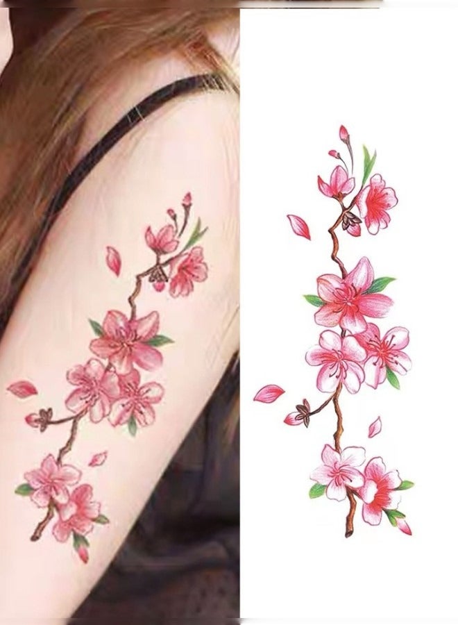 Beautifully Designed Tattoo Sticker Of Flower For Hand And Body  - Image 1