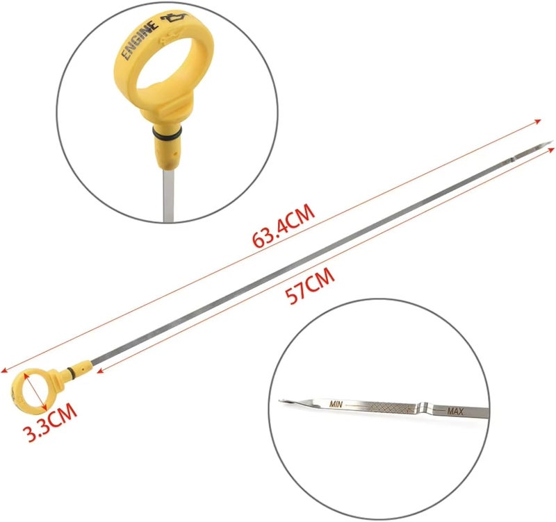 Engine Dipstick Oil Compatible With Dodge For Charger 2005 2006 2007 2008 2009 2010 Car Engine Oil Level Dipstick OEM: 04792863AB - Image 5