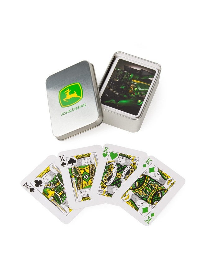 John Deere Playing Cards and Collector's Tin - Collectible Deck of Cards for Family Games - Decks of Cards for Display or Family Game Night - John Deere Gifts and Collectibles - Ages 6 Years and Up - Image 1