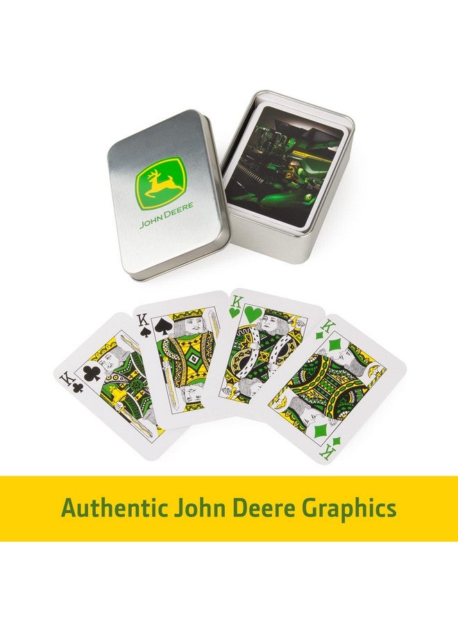 John Deere Playing Cards and Collector's Tin - Collectible Deck of Cards for Family Games - Decks of Cards for Display or Family Game Night - John Deere Gifts and Collectibles - Ages 6 Years and Up - Image 4