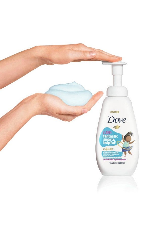 Dove Dove Foaming Body Wash 4 Count For Kids Cotton Candy Hypoallergenic Skin Care, 13.5 Fl Oz - Image 3