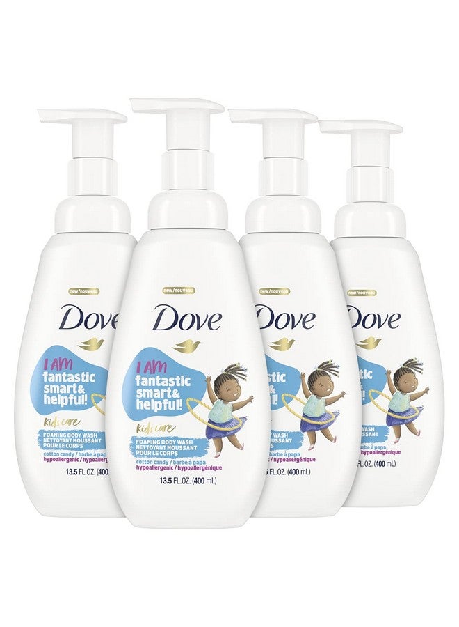 Dove Dove Foaming Body Wash 4 Count For Kids Cotton Candy Hypoallergenic Skin Care, 13.5 Fl Oz - Image 1