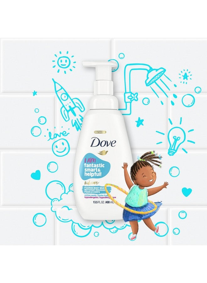 Dove Dove Foaming Body Wash 4 Count For Kids Cotton Candy Hypoallergenic Skin Care, 13.5 Fl Oz - Image 4