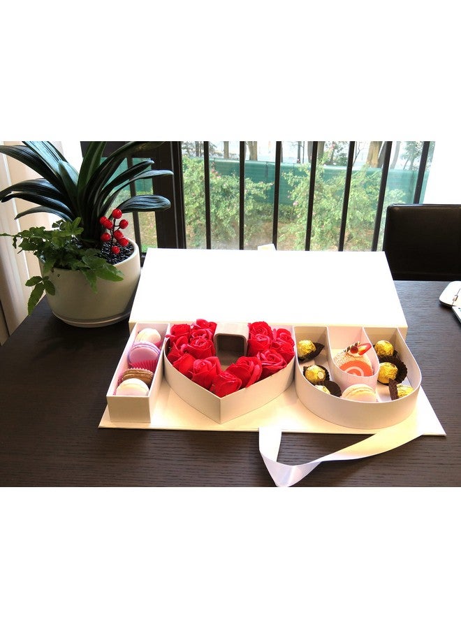 WENPACK صندوق هدايا من الورق المقوى قابل للتعبئة على شكل حرف I Love You (أسود داكن) - Image 5