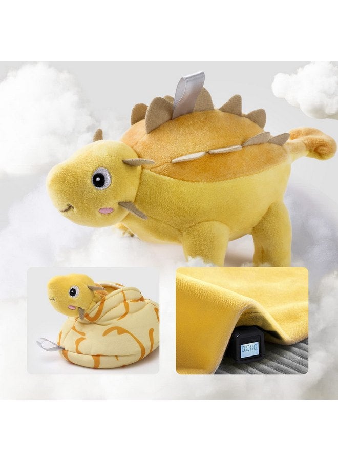 TUMAMA Stuffed Toys,Hanging Reversible Dinosaur & Egg Plushies Set for Easter Decoration Baby Gym Carseat Crib,Soft Plush Animal Toy for Kids Toddlers Boys Girls,3PCS - Image 2
