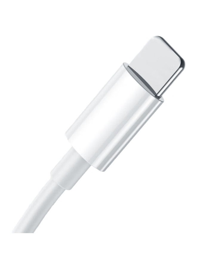 Lenvog [2-Pack] Apple Lightning Charging Cable 2A Fast Charge For Iphone 14/13/12/11/Ipad 1M White - Image 2