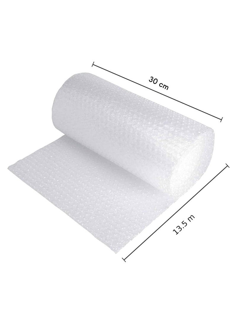 ECVV Bubble Wrap 2 Roll | 30 cm x 13.5 m | Air Bubble Cushioning Wrap for Packaging, Shipping, Mailing, Packing and Moving Supplies - Image 1