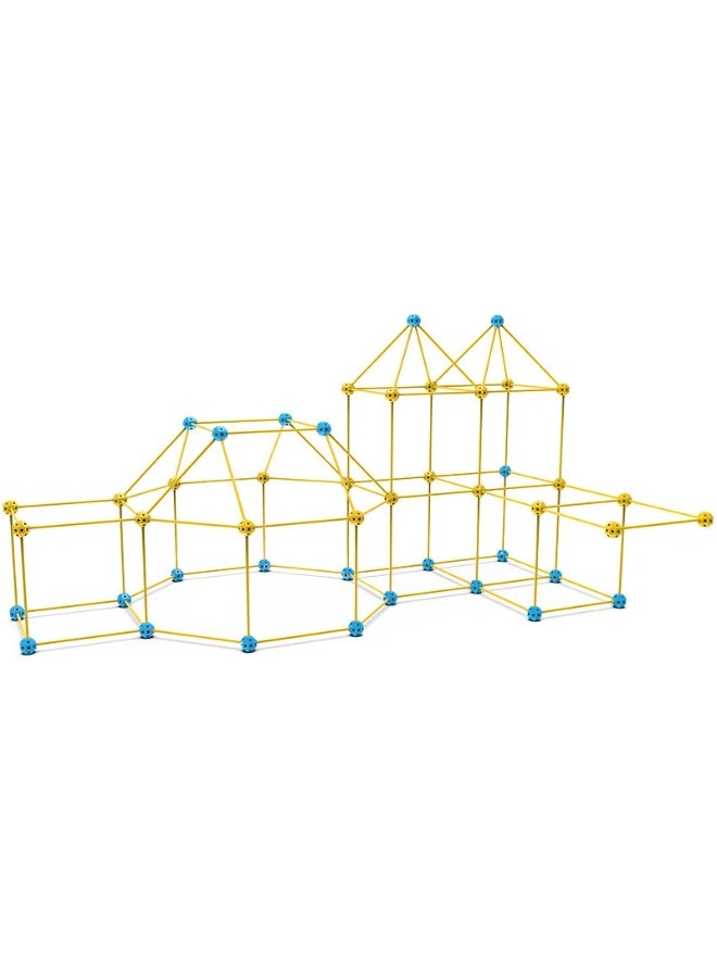 حسم مجموعة بناء حصن للاطفال  العاب تعليمية للاطفال حتئ عمر 12 سنة للاولاد والبنات، لعبة تعليمية للبناء بنفسك للاستخدام الداخلي والخارجي - Image 5