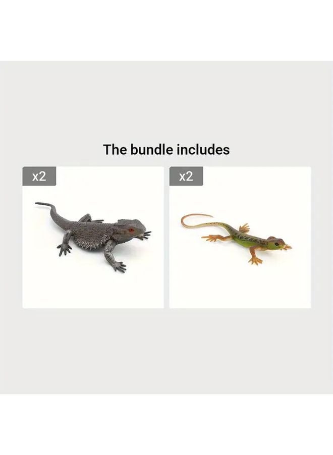 Maned Lion Lizard And Lizard Color Changing Animal Models Creative Cognitive Toys For Children - Image 1