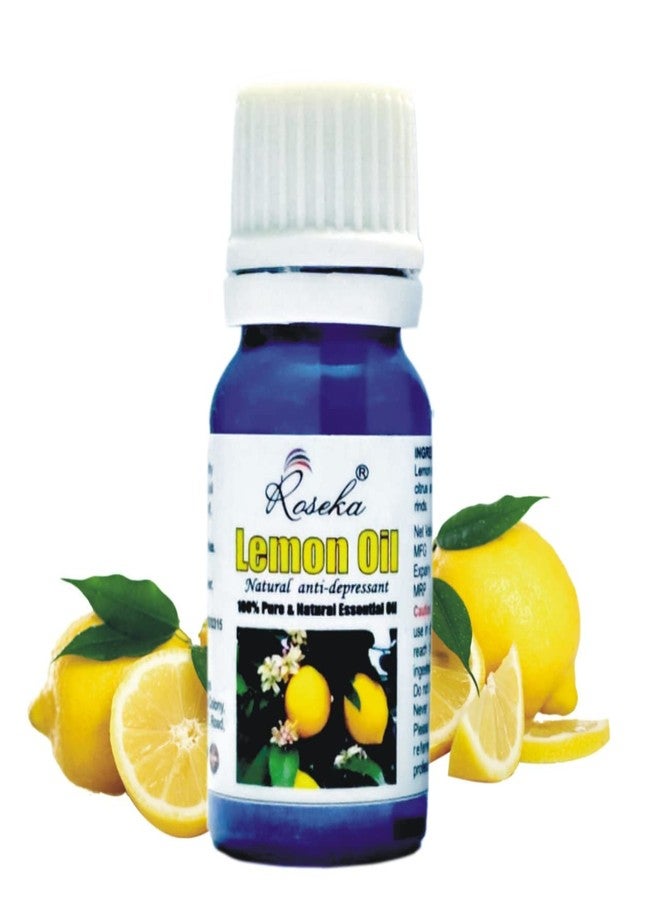Roseka Combo Set Lemon Essential Oil Pure & Natural Undiluted Therapeutic Grade for Skin Pigmentation, Face, Hair, Aromatherapy and Massage, 40 ml (Pack of - 4) - Image 5