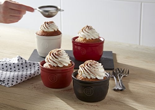 Emile Henry Made in France 5 oz Ramekin (Set of 2), 3.5" by 2", Burgundy Red - Image 5