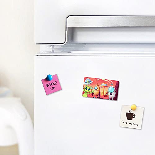 Ultra 3D Multipurpose Fridge Magnets for Refrigerator of Cartoon Alien Spaceship Theme for Gift and Decoration - Image 3