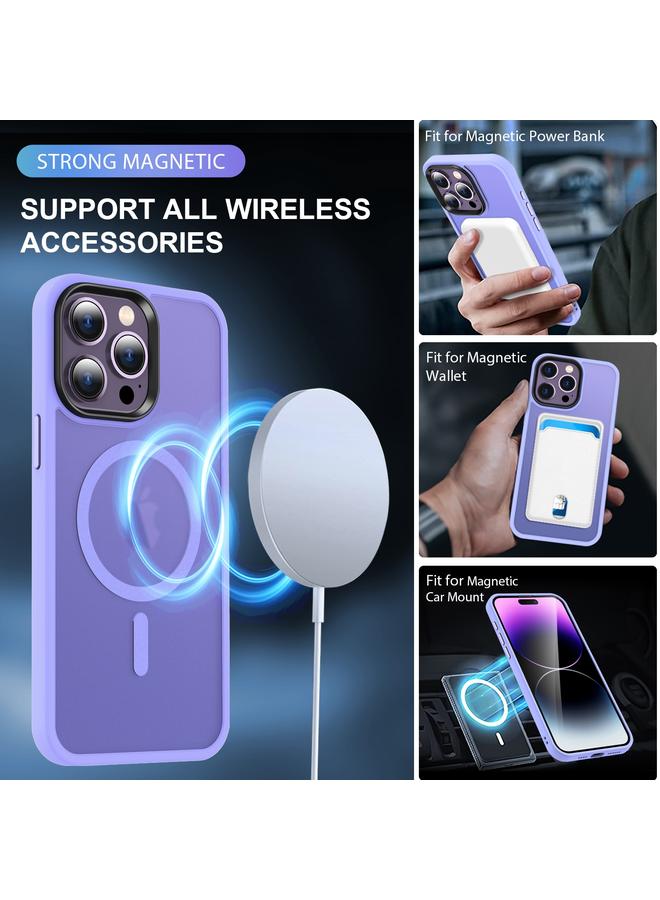 Zaboon Case For iPhone 13 Pro MagSafe Magnetic Skin Feel Frosted Phone Case - Image 4