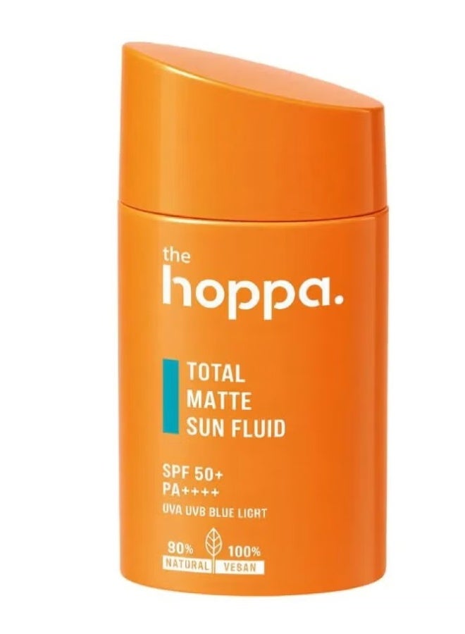 HOOPA Fluid Sunscreen Total Matte For Oily And Combination Skin By The Hoppa - +SPF50 - Image 1