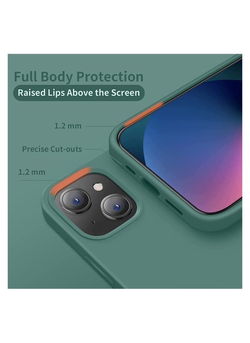 Raxoom Silicone Protective Case Compatible with iPhone 14 Soft Liquid Gel Rubber Cover Shockproof Bumper Anti-Scratch Anti-Fingerprint Anti-Drop Slim Cover for iPhone (for iPhone 14  ) - Image 3