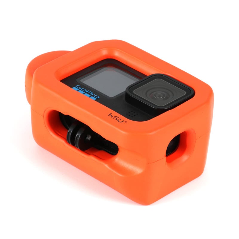 HSU Floaty Case for GoPro Hero 13/12/ 11/10/ 9 Black, Floating Case with Long Screw and Adhesive Anchors for Snorkeling, Surfing, Wakeboarding, GoPro Hero Accessories - Image 5