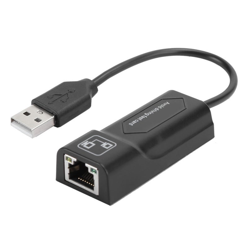 محول إيثرنت USB 2.0 إلى RJ45 LAN بهيكل ABS خفيف الوزن - محول شبكة سلكية بسرعة 100 ميغابت في الثانية لأجهزة الألترابوك واللابتوب وماك بوك إير - Image 3