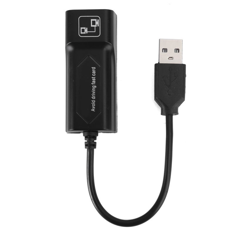 محول إيثرنت USB 2.0 إلى RJ45 LAN بهيكل ABS خفيف الوزن - محول شبكة سلكية بسرعة 100 ميغابت في الثانية لأجهزة الألترابوك واللابتوب وماك بوك إير - Image 2