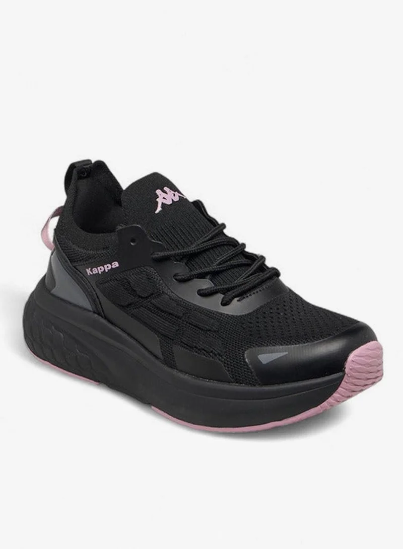 Women's Logo Print Sports Shoes with Lace-Up Closure