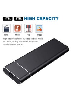 ارواق محرك الأقراص الصلبة المحمول ذو الحالة الصلبة 10 تيرابايت SSD عالي السرعة من النوع C 3.1 غلاف صندوق القرص الصلب المحمول  - Image 2