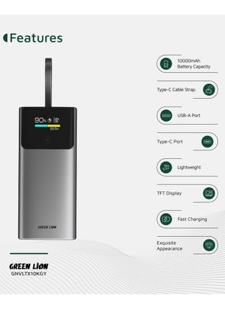 Grey-10000mAh Voltix