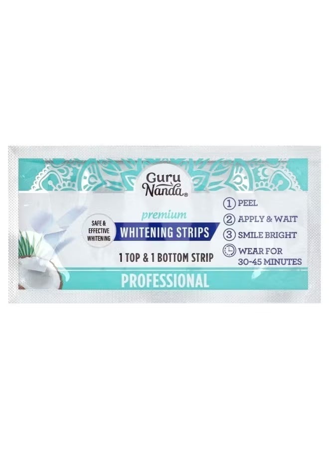GuruNanda Coconut Oil Whitening Strips for Sensitive Teeth – 14 Strips for Gentle Teeth Whitening - Image 5