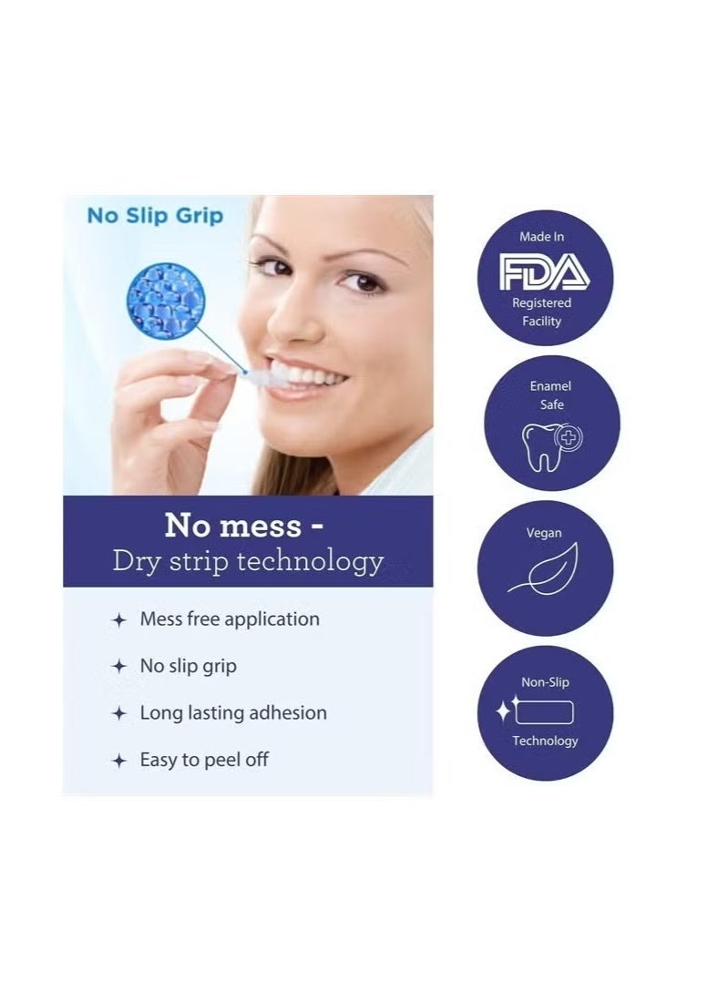 GuruNanda Coconut Oil Whitening Strips for Sensitive Teeth – 14 Strips for Gentle Teeth Whitening - Image 3