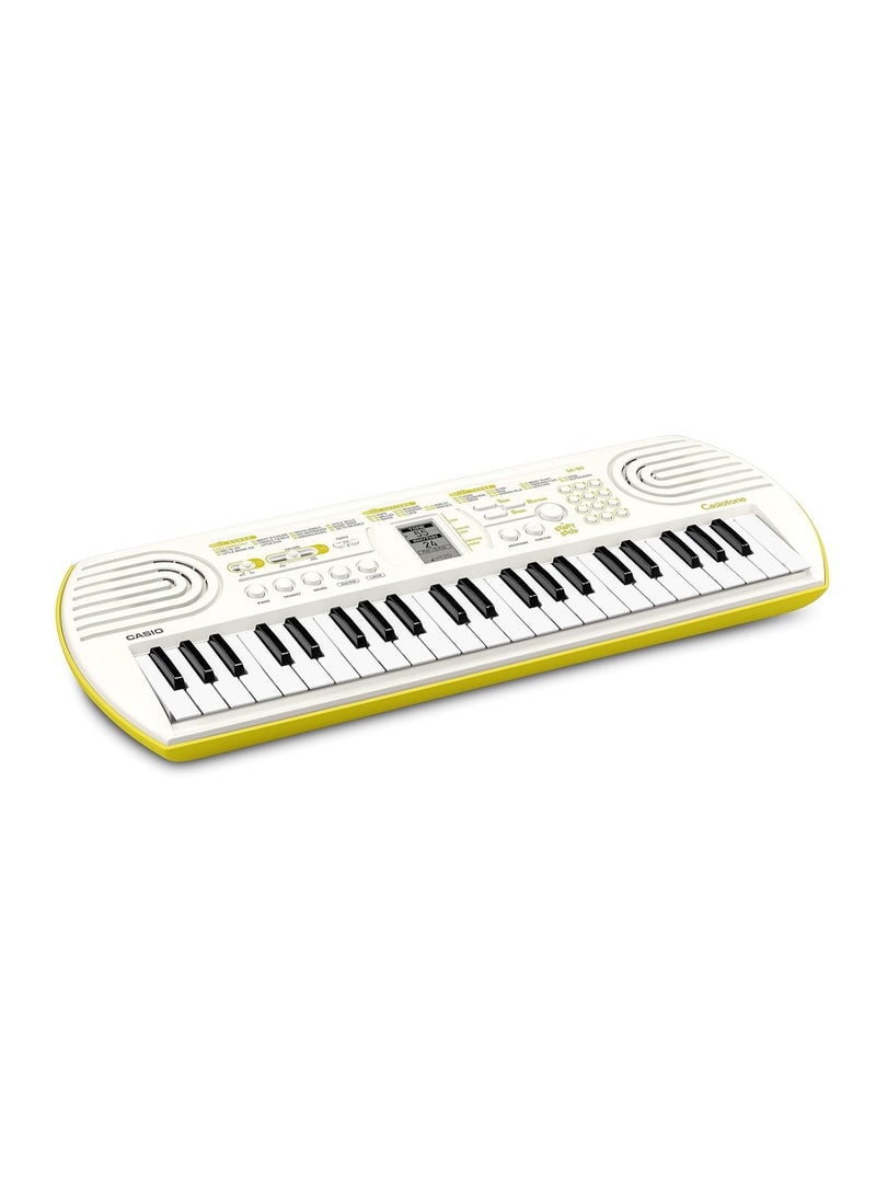 CASIO بيانو كاسيوتون ميني SA-80 مع نغمات بيانو، أبيض (44 مفتاح) - Image 3
