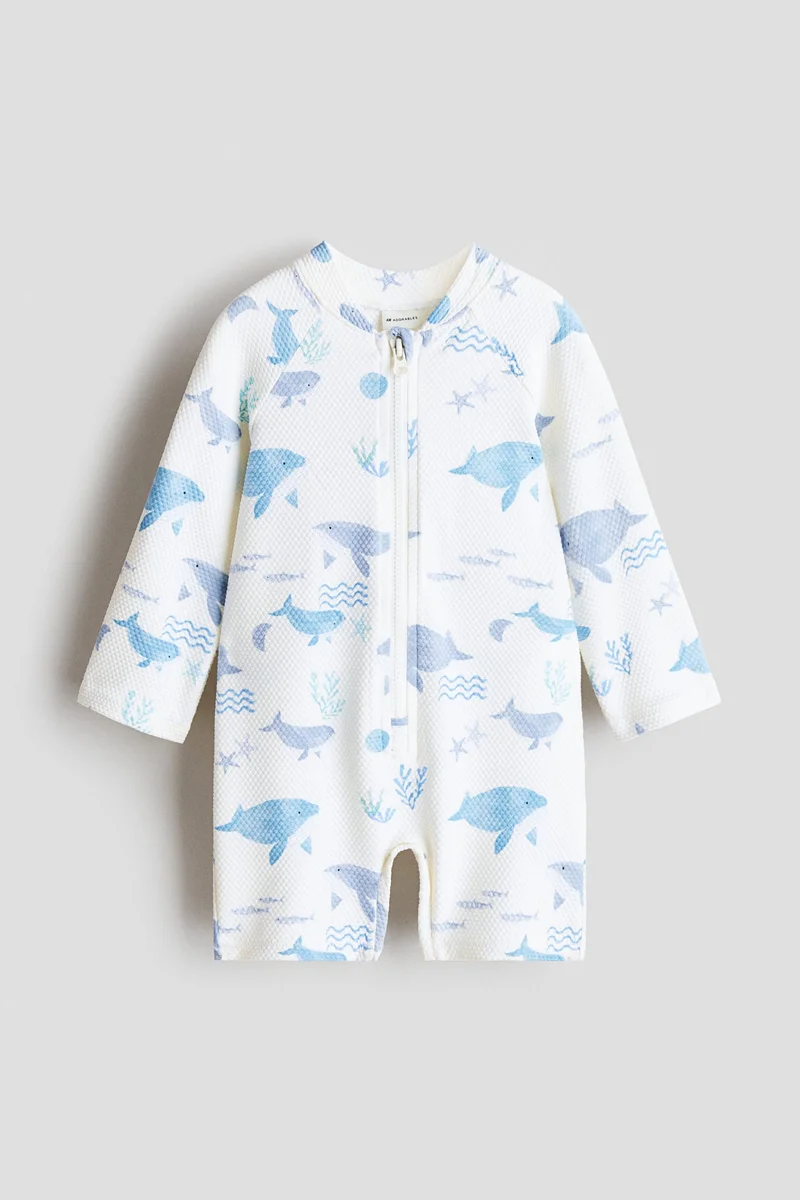 اتش اند ام ملابس سباحة من خامة بعامل حماية 50 من الشمس